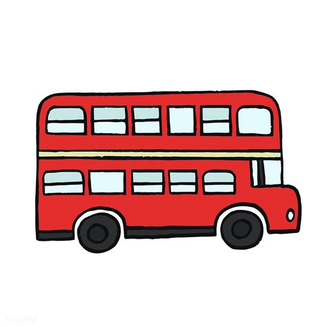 How To Draw A London Red Bus At How To Draw