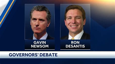 Florida Gov Ron Desantis Agrees To Debate California Gov Gavin Newsom