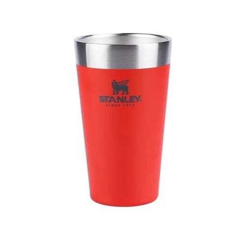 Vaso Pinta Térmico Stanley Acero Inoxidable 473 ml Rojo Lava STANLEY