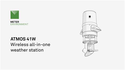 Atmos W By Meter Wireless All In One Weather Station Youtube