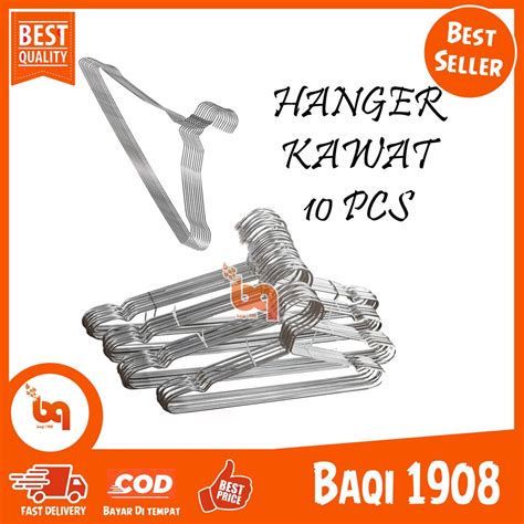 Jual Hanger Kawat Anti Karat Gantungan Baju Anti Karat Pcs