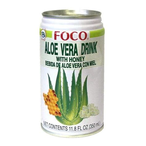 Foco Aloe Vera Drink With Honey Bevanda Aloe Vera Al Miele Thailandese