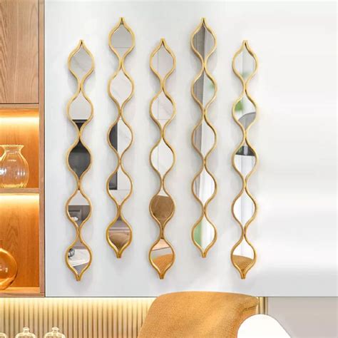 Teardrop Wall Mirror Panels L Wall Decor Mirrors Mirror Wall Decor