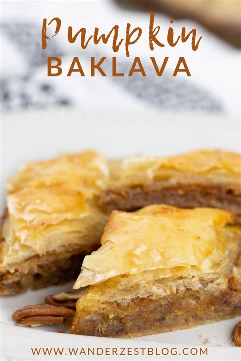 Fall Inspired Pumpkin Baklava