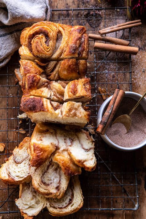 Easy Swirled Cinnamon Sugar Croissant Loaf Half Baked Harvest