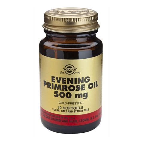 Solgar Aceite de Prímula Rosa Evening Primrose Oil 500mg 30 perlas