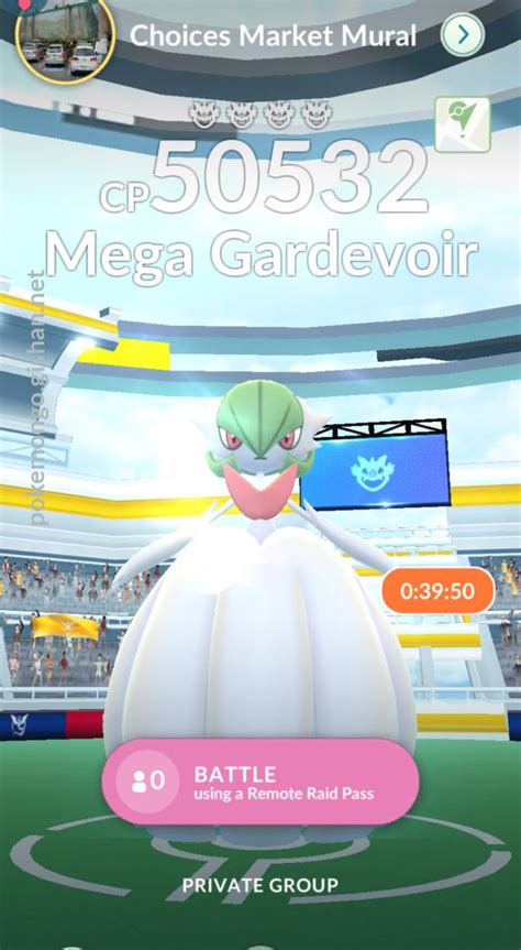 Mega Gardevoir Raid Boss Pokemon Go