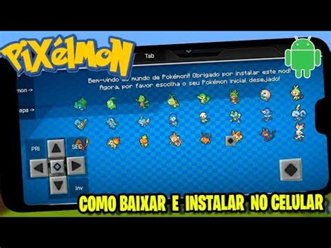 Como baixar e jogar o Pixelmon Brasil Fácil e Rápido YouTube