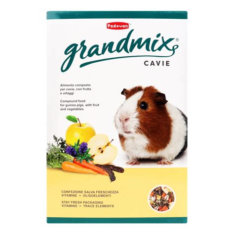 Корм для взрослых морских свинок комплексный Grandmix Padovan к/у 850г ...