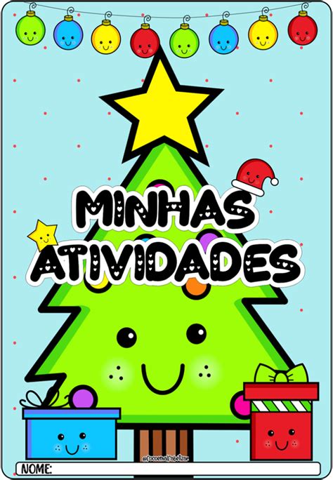 Capas Para Atividades Remotas Em Atividades Natalinas Educacao