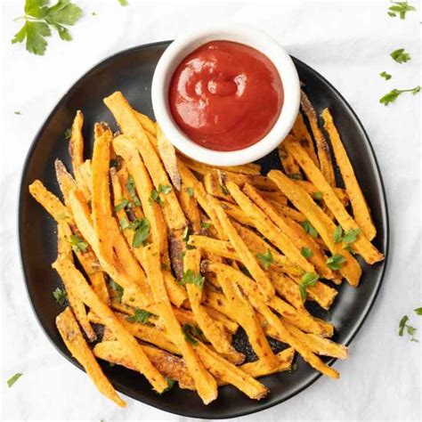 Healthy Sweet Potato Fries (Gluten Free) - Pinch of Wellness