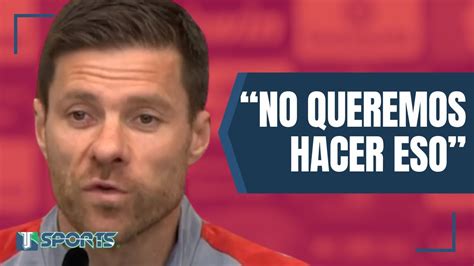 La Promesa De Xabi Alonso Para Los Hinchas Del Bayer Leverkusen Previo