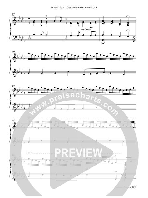 When We All Get To Heaven Instrumental Sheet Music Pdf Lifeway Worship Arr John Campbell