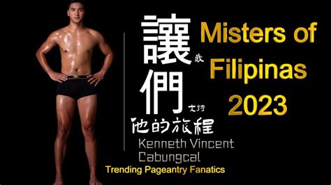 Kenneth Vincent Cabungcal Is Misters Of Filipinas Winner Man Of