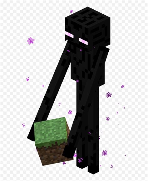 Enderman Teleport Enderman Minecraft Pngender Pearl Png Free