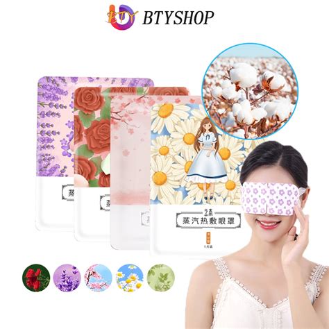 Sg Stock Steam Hot Eye Mask Steam Eye Mask Self Heating For Good Sleep Eye Protection Sleep Aid