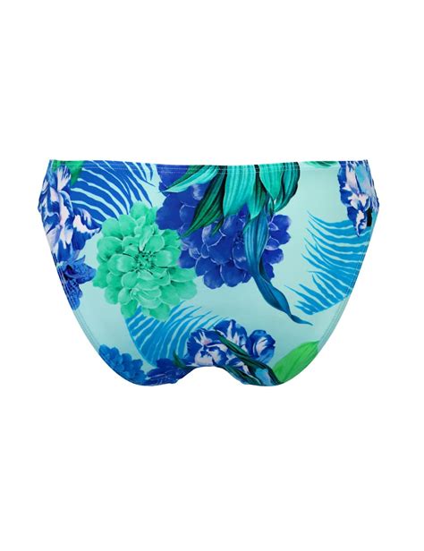Free Spirit Floral Frill Waist Bikini Bottoms Pour Moi M S