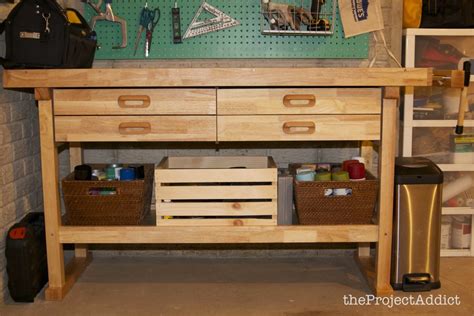 Craftsman Workbench with Drawers – Homes Furniture Ideas