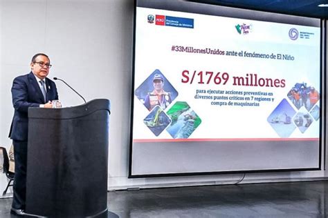 Gobierno Destinó S 4 000 Millones Para Obras De Prevención Ante El Niño