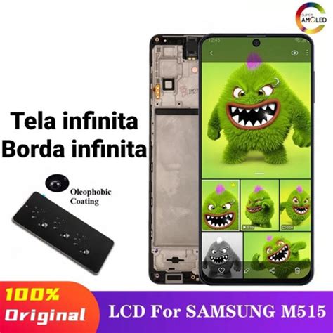 Tela Frontal M51 Original Nacional Display M515 Touch Kit 4g