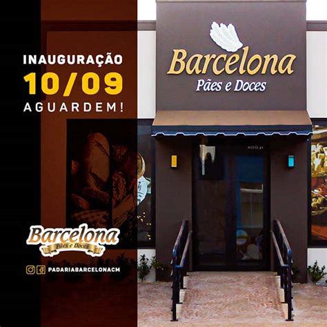 Panificadora Barcelona - Padaria Barcelona inaugura unidade no centro de Cândido Mota neste dia ...