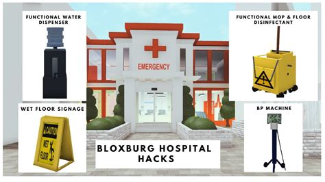 Bloxburg Hospital Hacksbuild Youtube