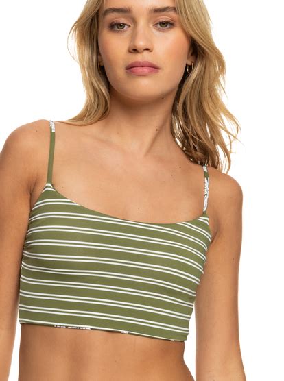 Retro Revo Reversible Bikini Top For Women Roxy