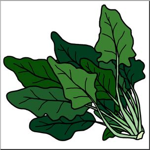 Spinach Clipart Oil Painting Style 4K SVG IMAGELLA Clip Art Library