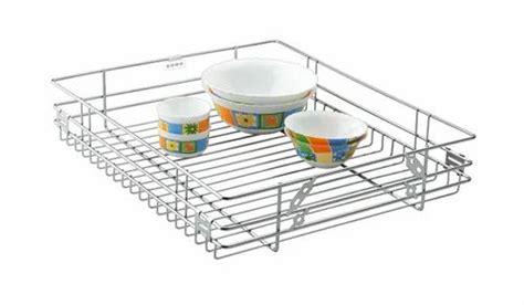 Stainless Steel Ss Wire Kitchen Basket Plain 21x20x4 For Home