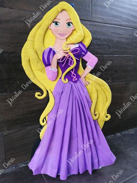 Piñata Rapunzel Piñata de rapunzel Como hacer piñatas infantiles