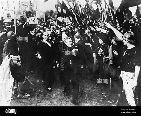 This Is The March On Rome Which Was Led By Mussolini October 24 1922