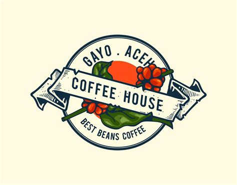 vintage coffee logo design 13153460 Vector Art at Vecteezy