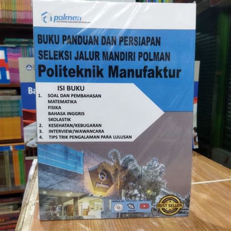 Jual BUKU PANDUAN DAN PERSIAPAN SELEKSI JALUR MANDIRI POLMAN POLITEHNIK