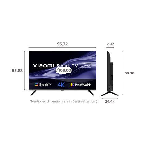 Buy Xiaomi X Series Cm Inch K Ultra Hd Led Google Tv With