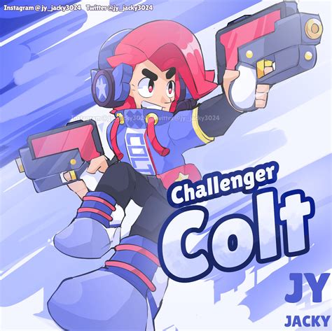 Mini quick fanart Challengerez Colt. Brawl stars World Final. Brawl ...