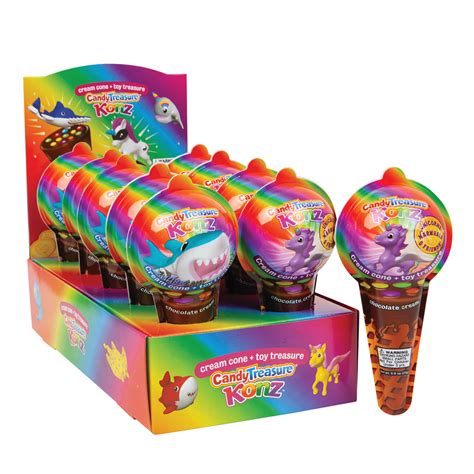 Candy Treasure Konz Ice Cream Cone With Toy Surprise