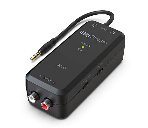 IK Multimedia手頃な価格で高品質なストリーミング配信を実現iRig Stream Solo BARKS