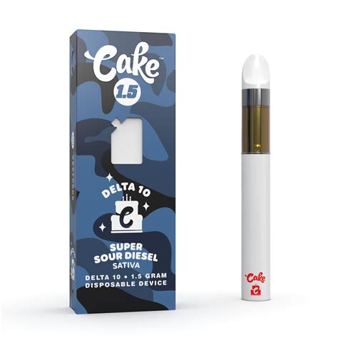 Cake Delta 10 “super Sour Diesel” Disposable Vape