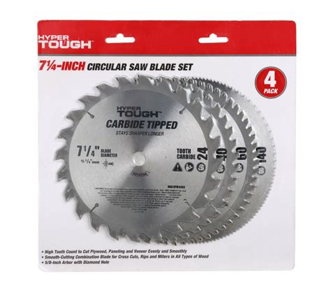 Pc Hyper Tough Inch Wood Cutting Carbide Tipped Steel Circular