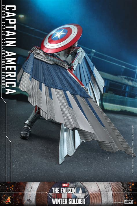 Hot Toys Shows Off Sam Wilson Captain America Action Figure From THE FALCON AND THE WINTER