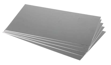 Aluminium Solid Metal Sheet 200mm L 300mm W 1 2mm Thickness RS