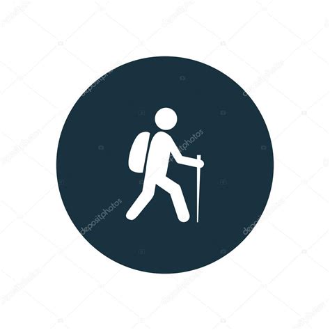 Hiking Icon Vector