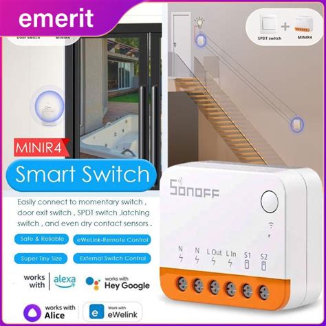 Sonoff Mini R4 Extreme Smart Switch Ewelink App Timing Control Wifi