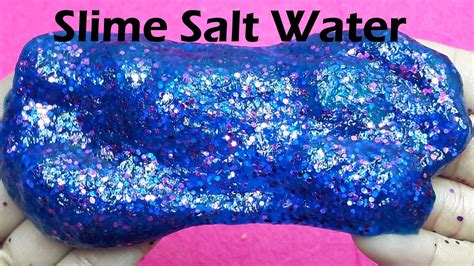 Diy Slime Salt Water How To Make Slime With Salt Water And Glue Youtube