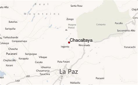 Chacaltaya Mountain Information