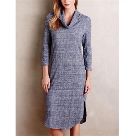 Anthropologie Saturday Sunday Cowl Dress Gem