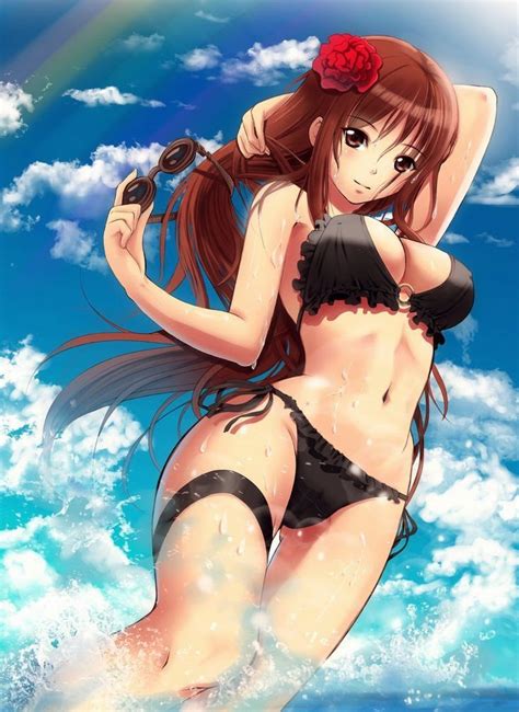 Anime Girls Anime Girl Bikini Girl