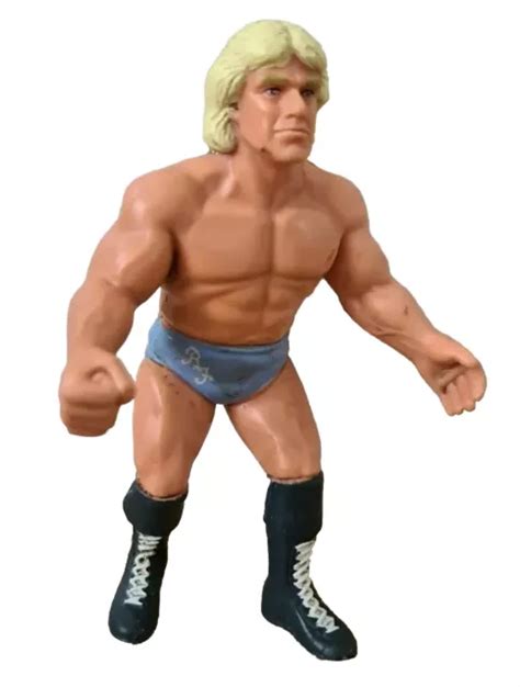 Rare Vintage Ric Flair Wcw Wrestling Figure Galoob Wwe Blue Pants