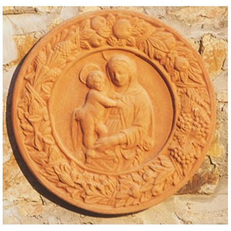 Madonna Robbiana Terracotta Impruneta