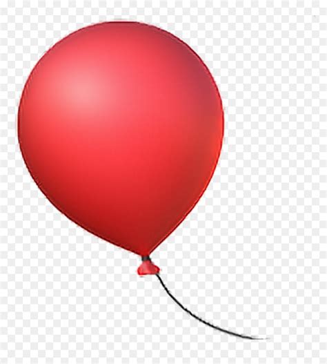 #globo #red #rojo #fiesta #emoji #happy - Red Balloon Emoji Png ...